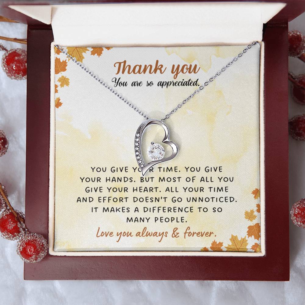 Thanksgiving gifts for beloved one | You give your time...