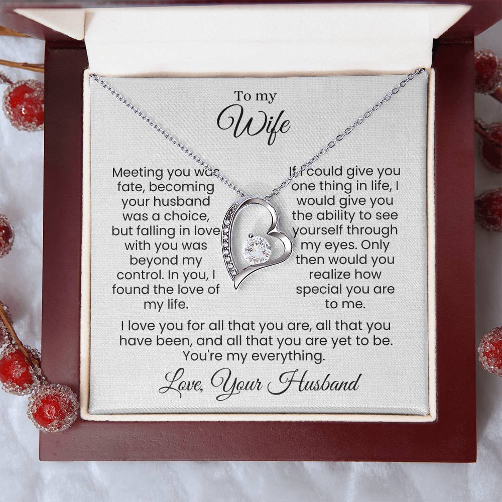 A Husband's Heartfelt Words | Falling in Love Was Beyond My Control (Forever Love Necklace)