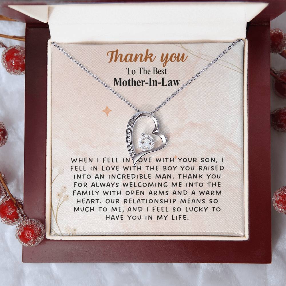 Thanksgiving gifts for mother-in-law | When I fell in love with your son...