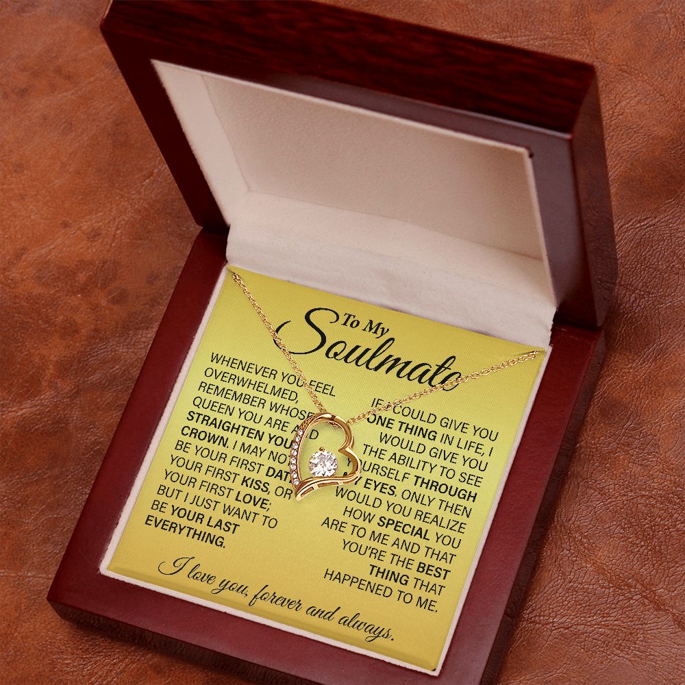 To My Soulmate | Valentine's Day, Mother's Day, Birthday, Anniversary Gifts for Wife | Whenever you feel overwhelmed...