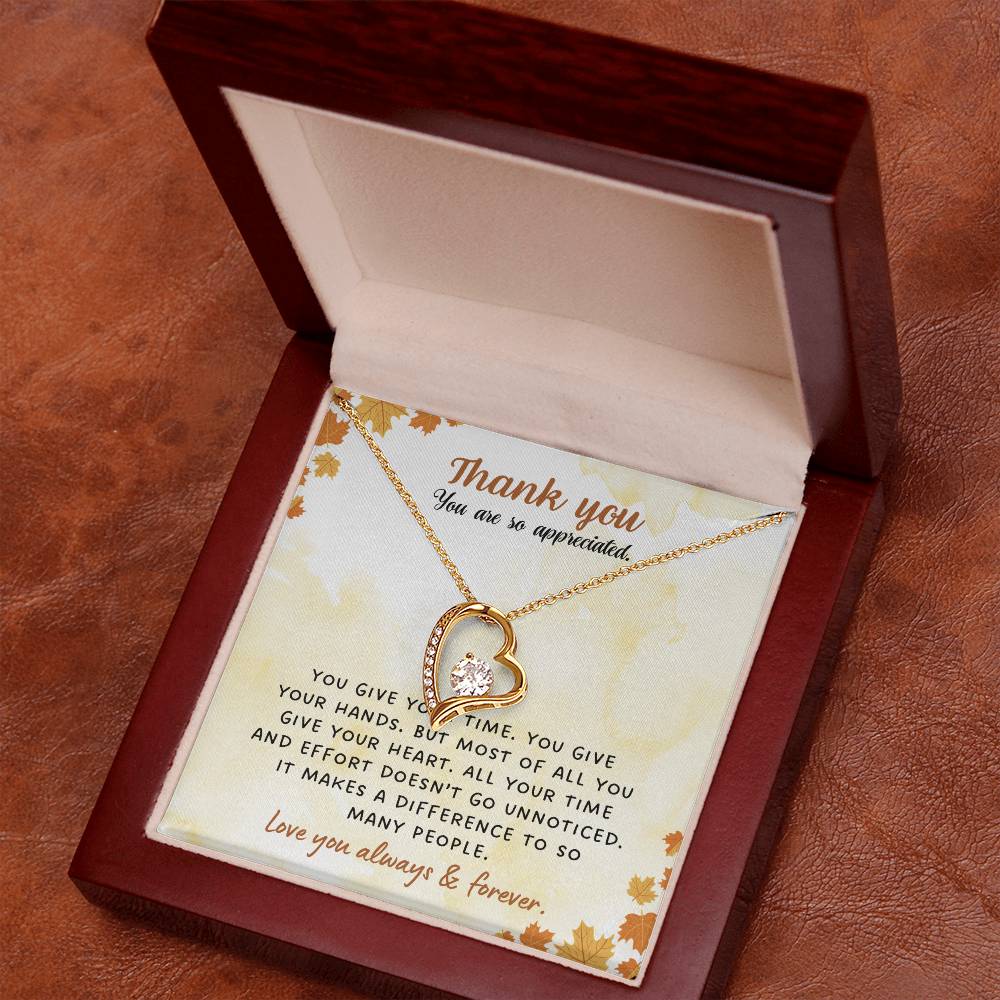 Thanksgiving gifts for beloved one | You give your time...