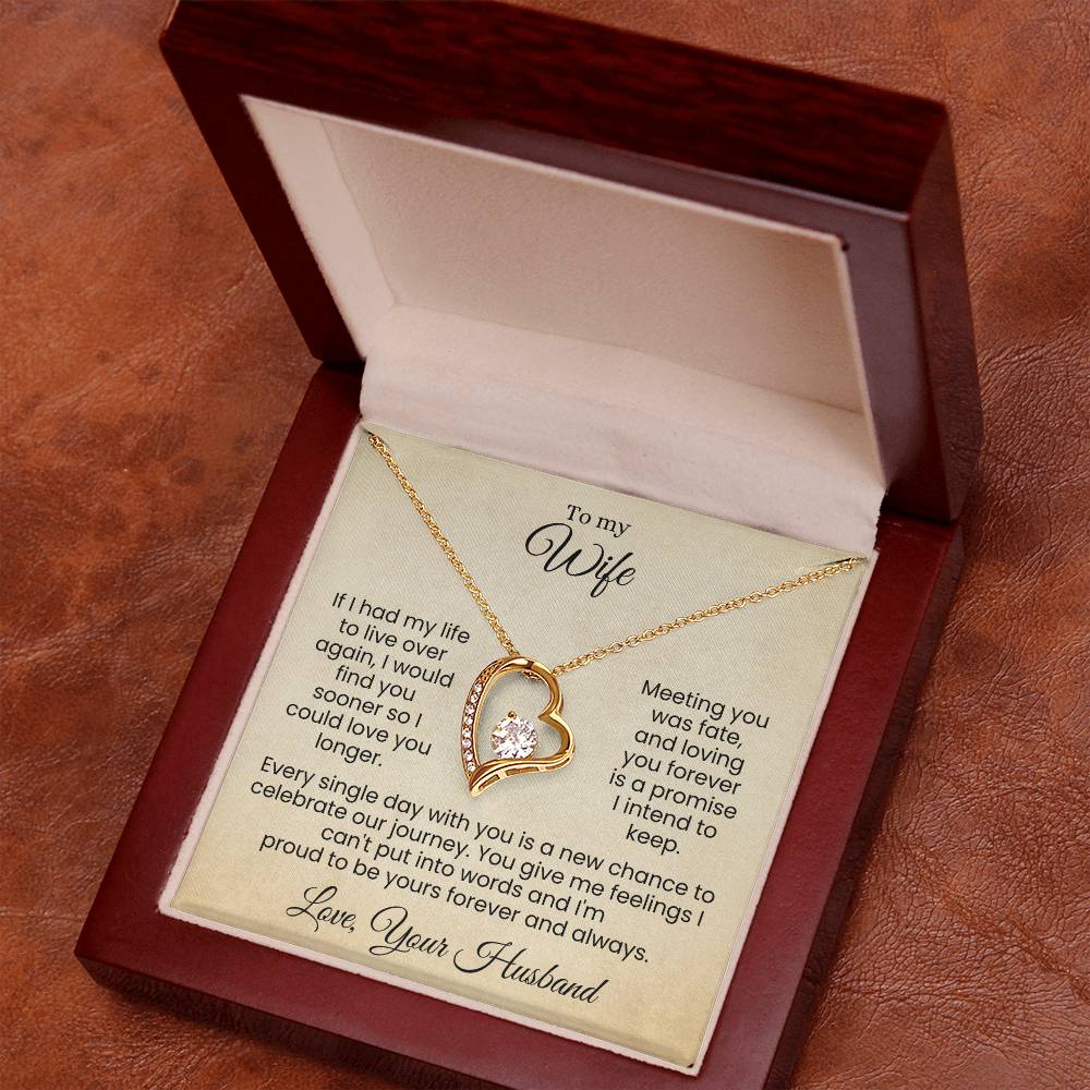 Forever Yours | A Love Written in Fate and Sealed with My Heart (Forever Love Necklace)