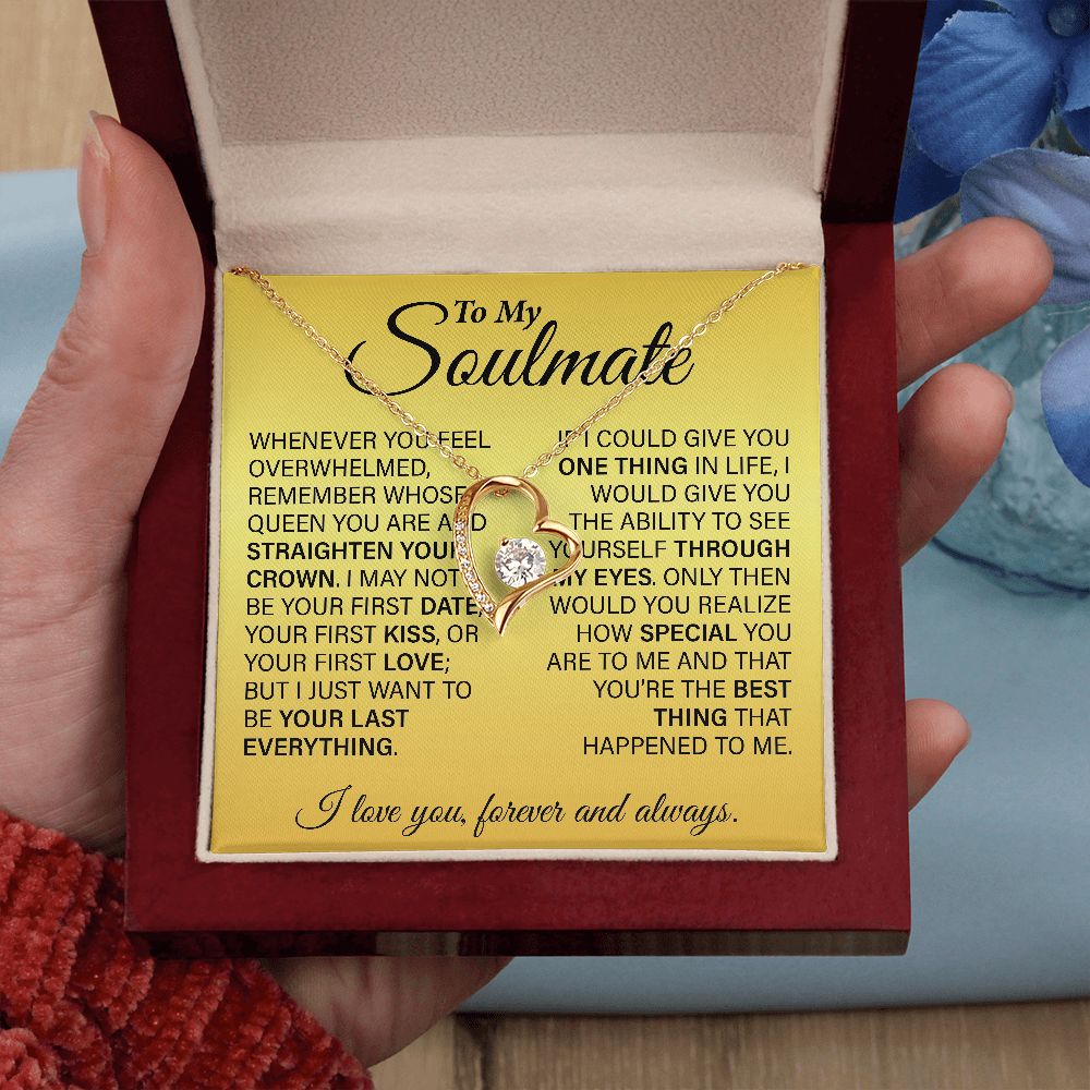 To My Soulmate | Valentine's Day, Mother's Day, Birthday, Anniversary Gifts for Wife | Whenever you feel overwhelmed...