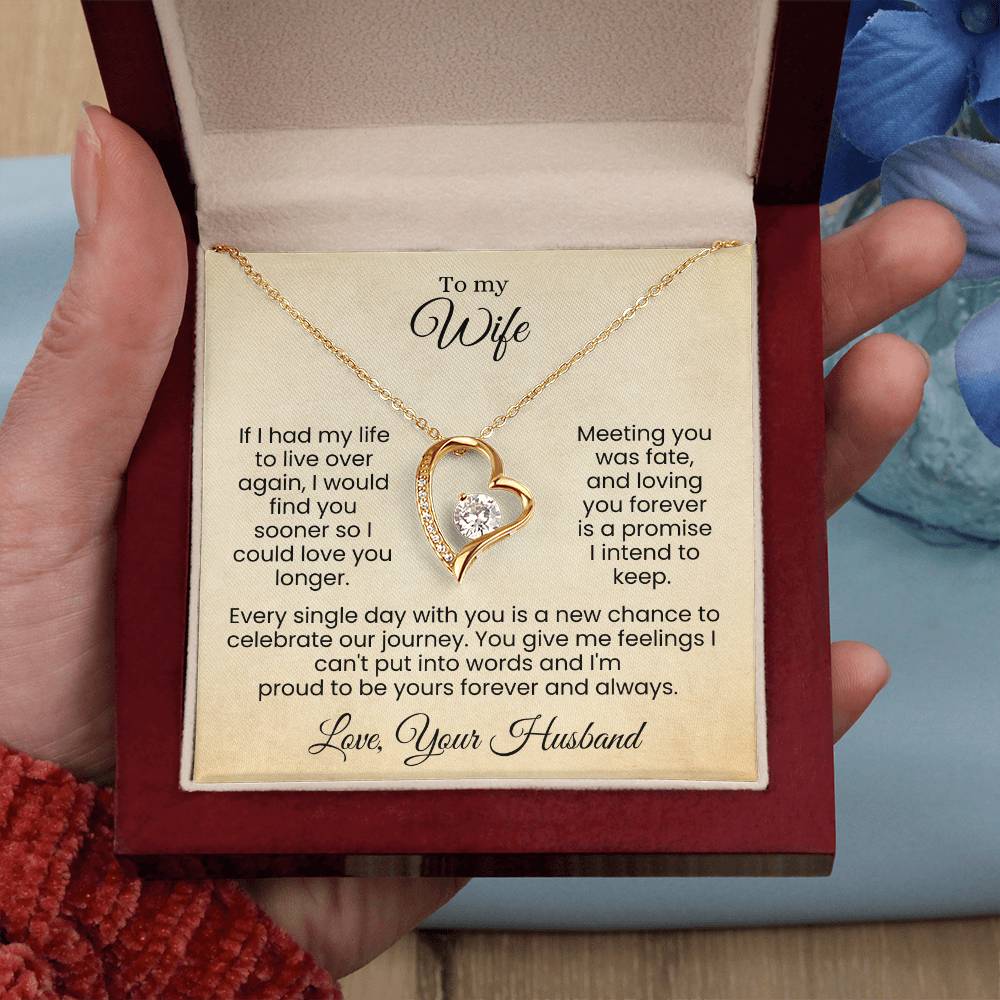 Forever Yours | A Love Written in Fate and Sealed with My Heart (Forever Love Necklace)