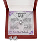 Be Mine Forever | Love Knot Necklace with Personalized Message Card for Wife