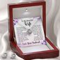 Be Mine Forever | Love Knot Necklace with Personalized Message Card for Wife