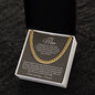 A Journey from Fate to Forever | Cuban chain necklace for him (Perfect Valentine's Day Gift)