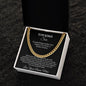 Gifts for bonus son, gifts for bonus son from mom, mom and bonus son, Cuban Link Chain for bonus son