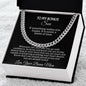 Gifts for bonus son, gifts for bonus son from mom, mom and bonus son, Cuban Link Chain for bonus son