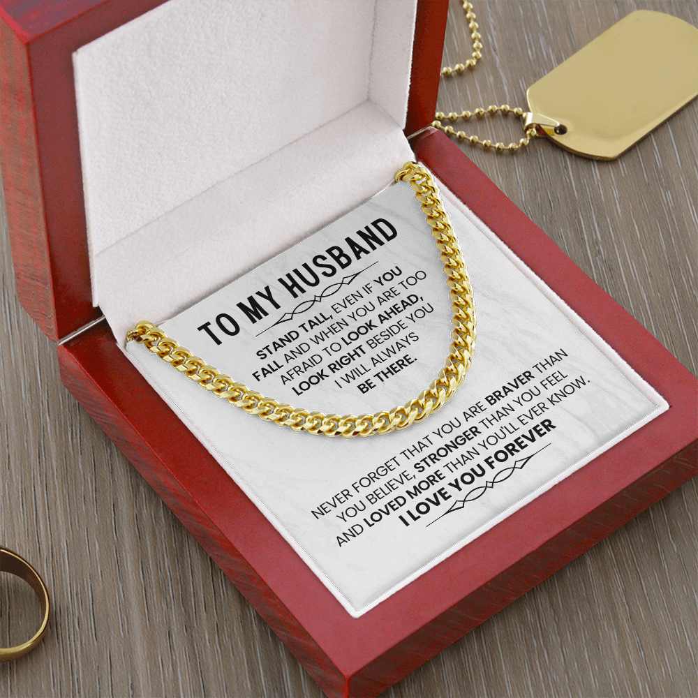 To My Husband - Stand Tall Even If You Fall - Gift for Him