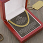 A Journey from Fate to Forever | Cuban chain necklace for him (Perfect Valentine's Day Gift)