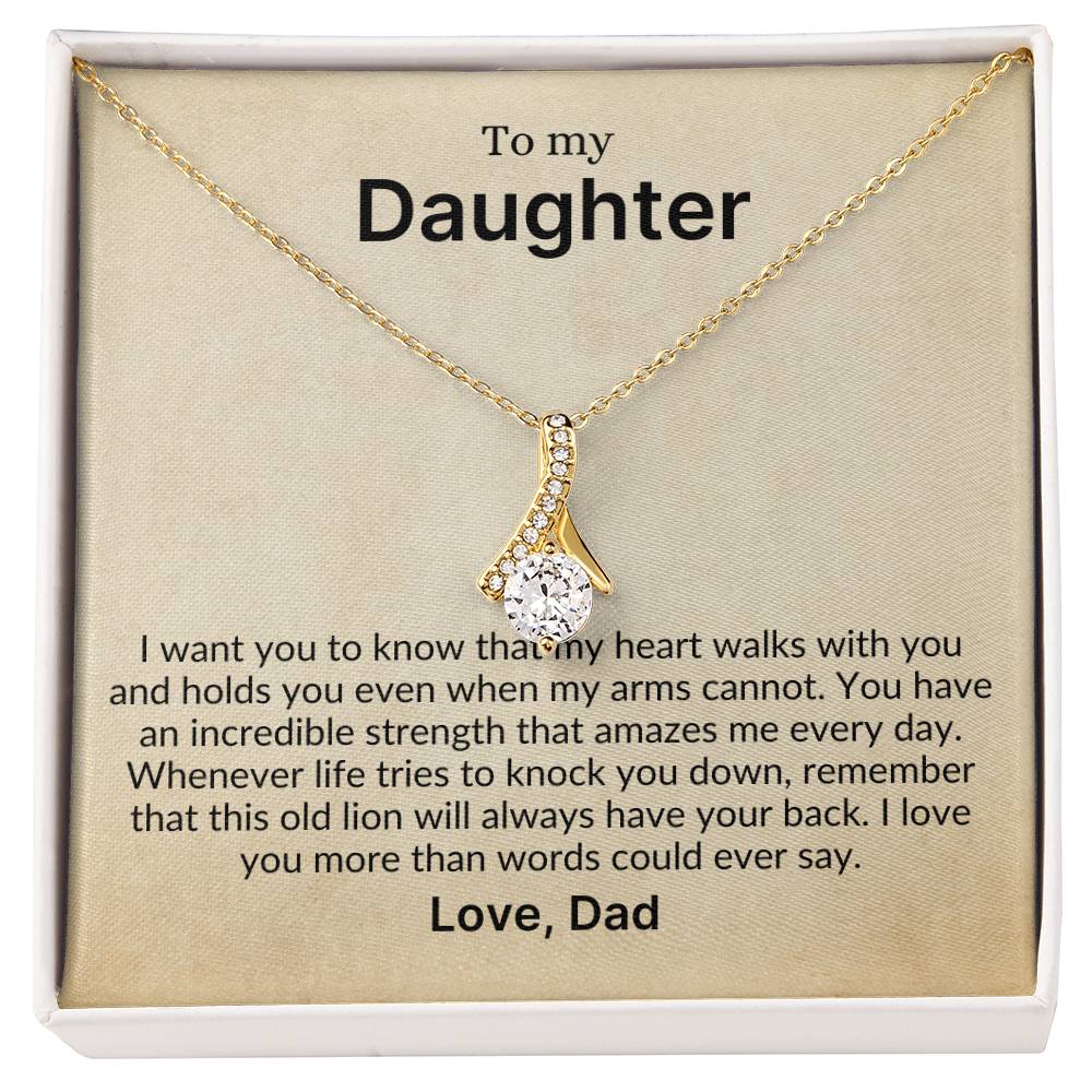 My Heart Walks With You, Always—Love, Dad | A Perfect Gift for Daughter from Dad