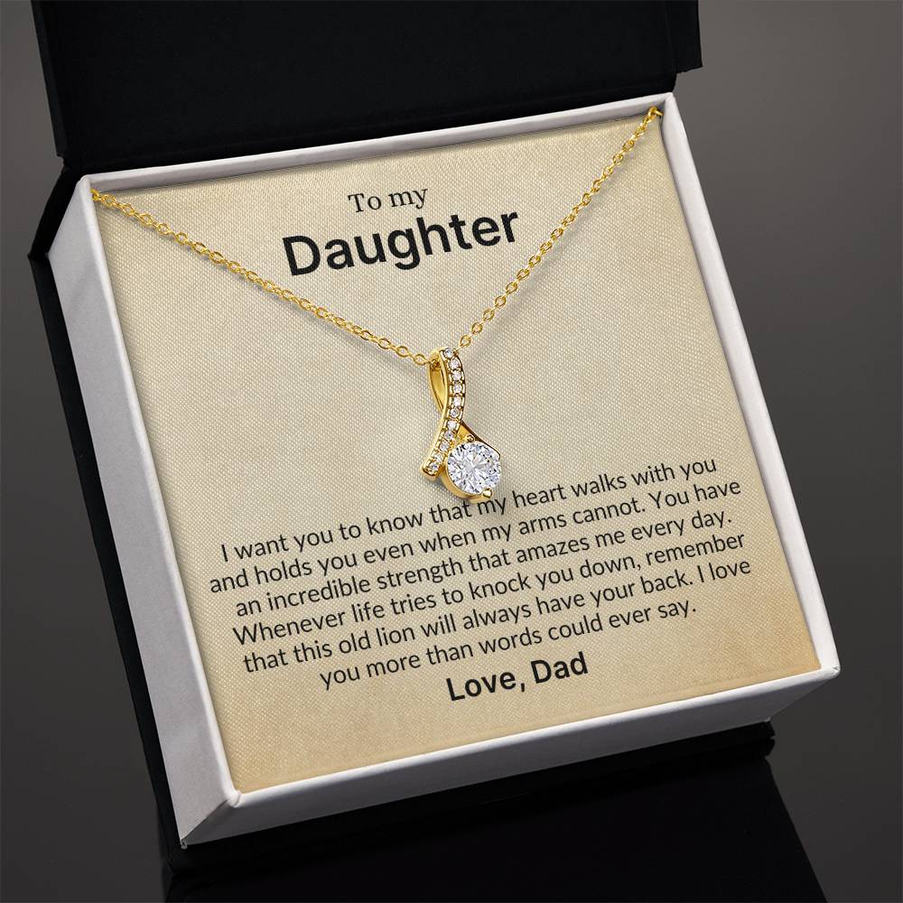 My Heart Walks With You, Always—Love, Dad | A Perfect Gift for Daughter from Dad
