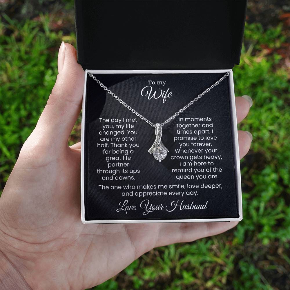 For the Queen Who Stole My Heart and Reigns Forever (Alluring Beauty Necklace)