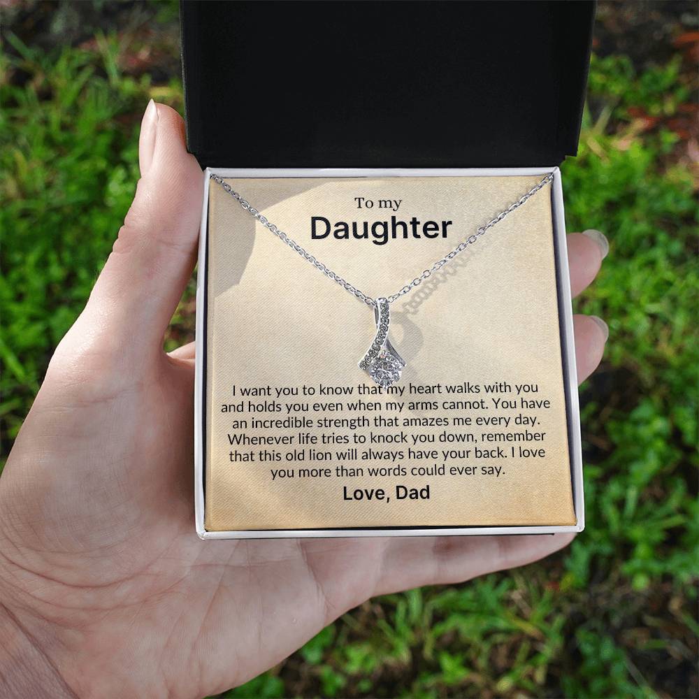 My Heart Walks With You, Always—Love, Dad | A Perfect Gift for Daughter from Dad