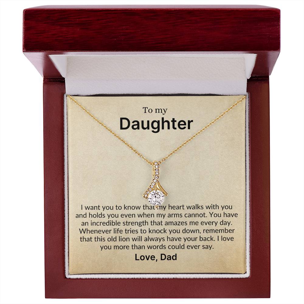 My Heart Walks With You, Always—Love, Dad | A Perfect Gift for Daughter from Dad