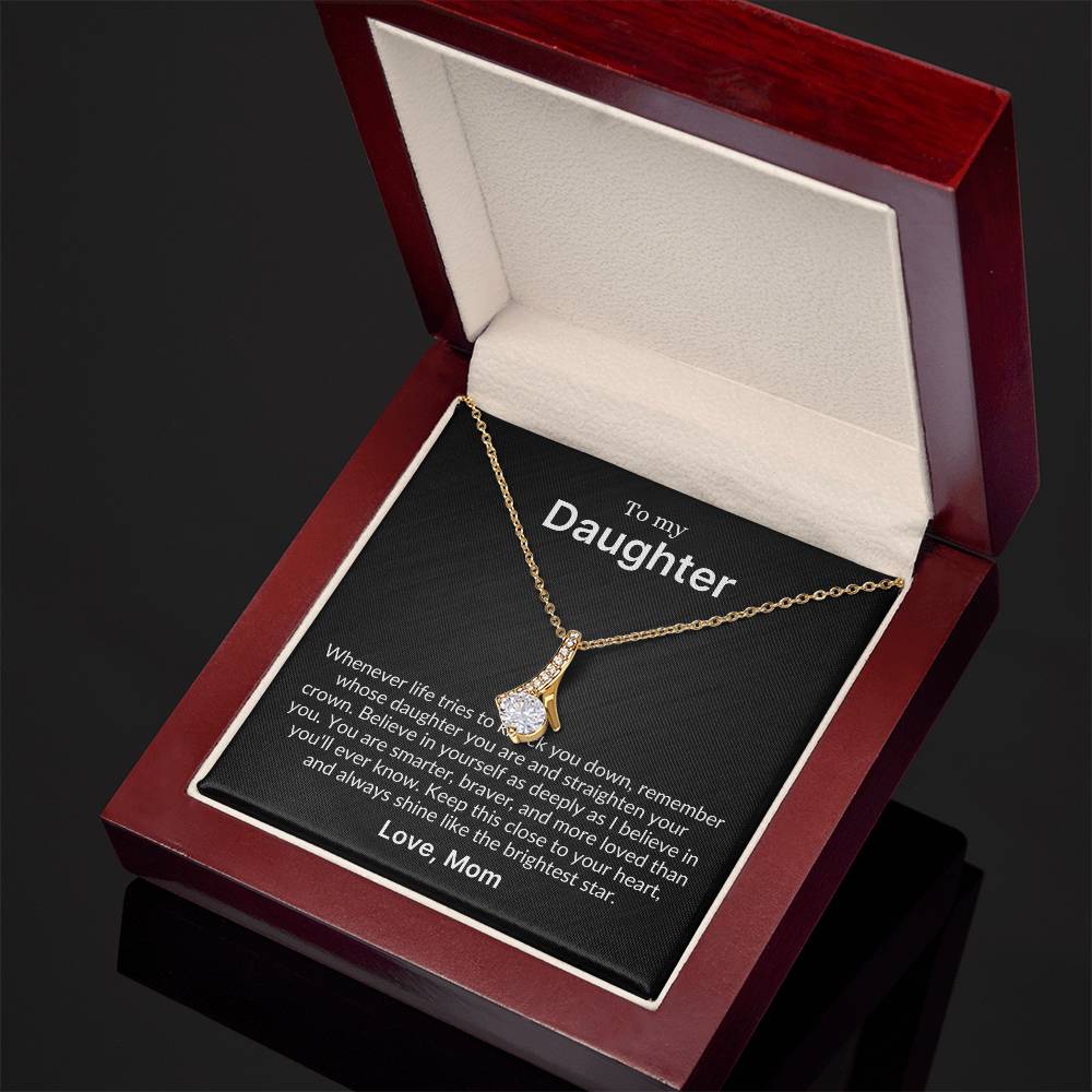 Perfect Gift for Your Strong and Beautiful Daughter (Alluring Beauty Necklace)