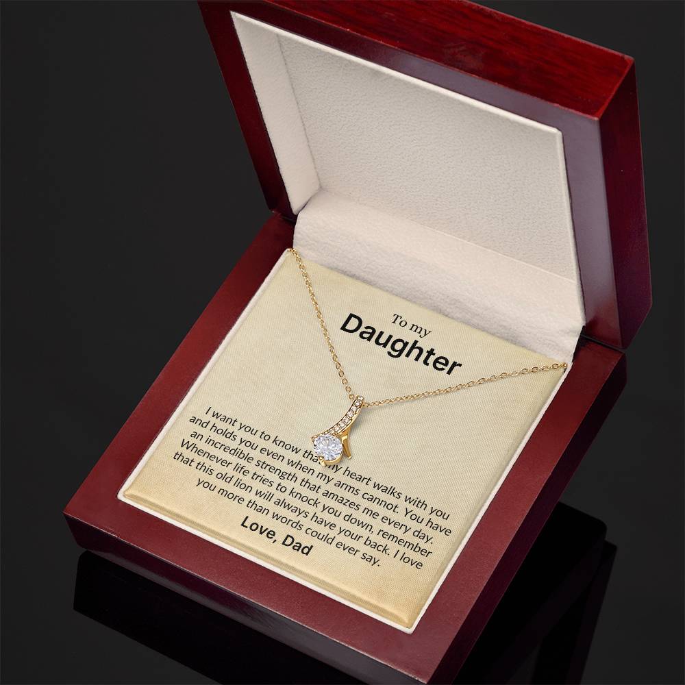 My Heart Walks With You, Always—Love, Dad | A Perfect Gift for Daughter from Dad