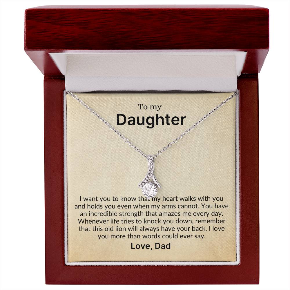 My Heart Walks With You, Always—Love, Dad | A Perfect Gift for Daughter from Dad