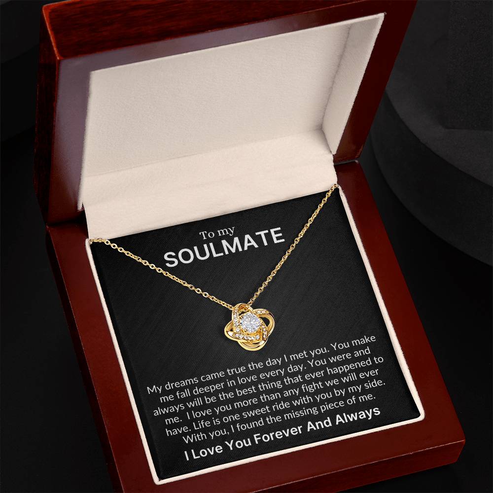The Best Thing That Ever Happened to Me My Forever Love (Love Knot Necklace)