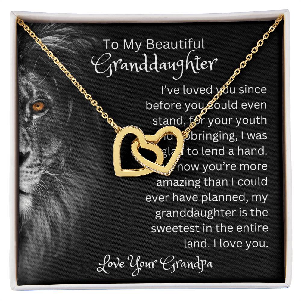 Message card for granddaughter | Gifts for Granddaughter | I've loved you since before you could even stand...