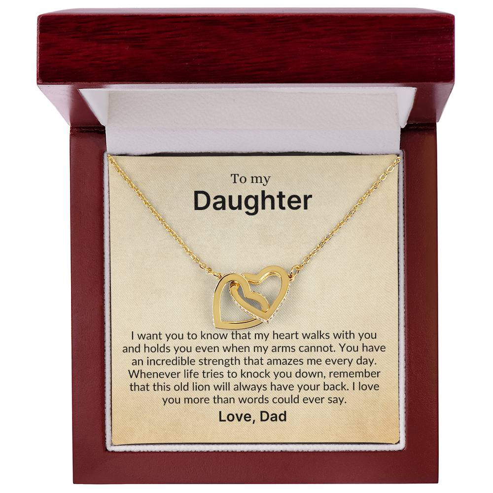 My Heart Walks With You, Always | A Perfect Gift for Daughter from Dad