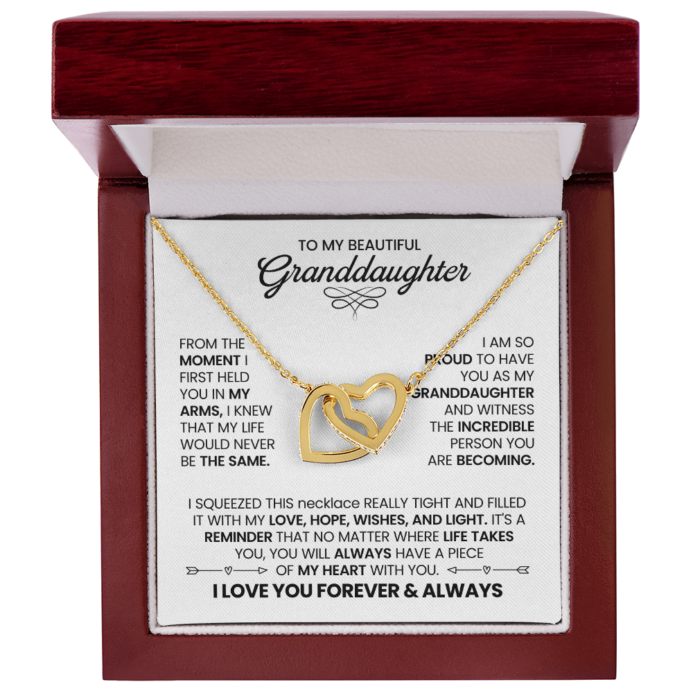 To My Beautiful Granddaughter - From The Moment I First Held You - Gift for Granddaughter