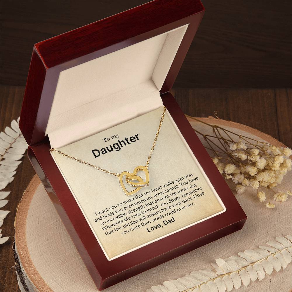My Heart Walks With You, Always | A Perfect Gift for Daughter from Dad