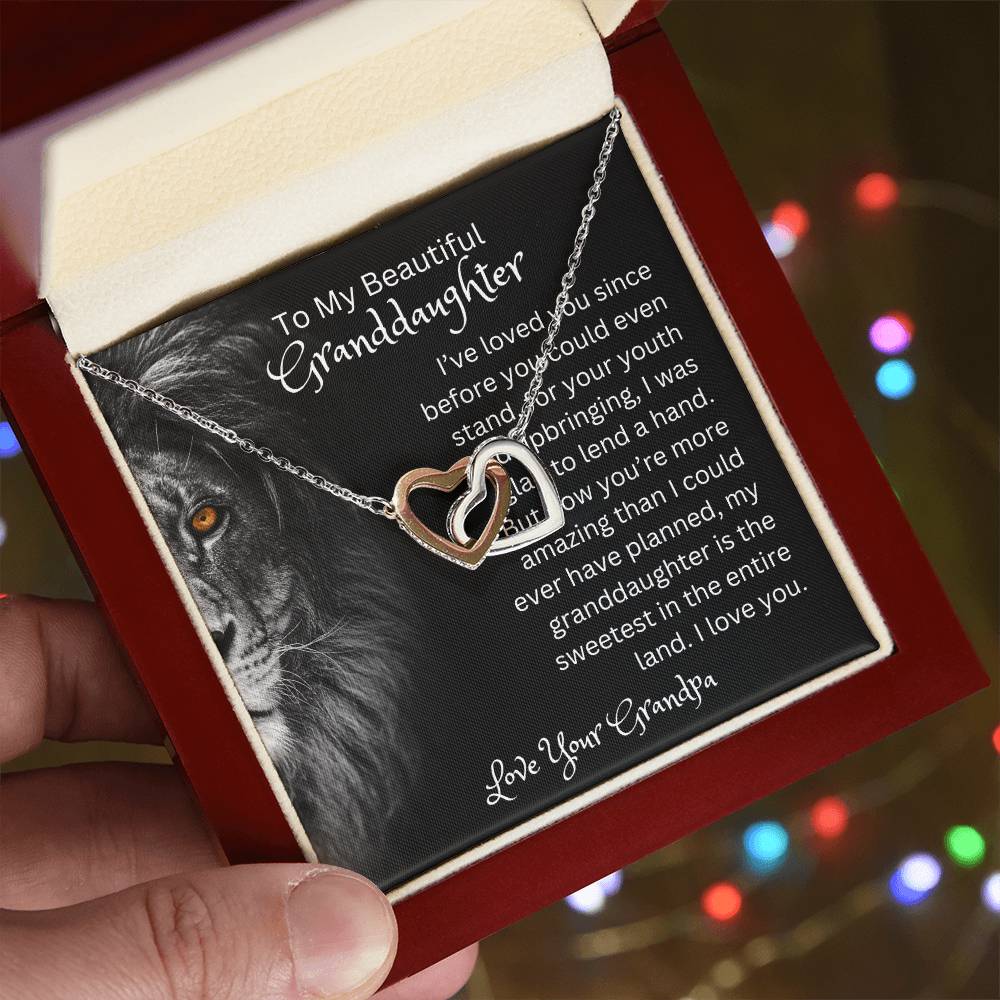 Message card for granddaughter | Gifts for Granddaughter | I've loved you since before you could even stand...