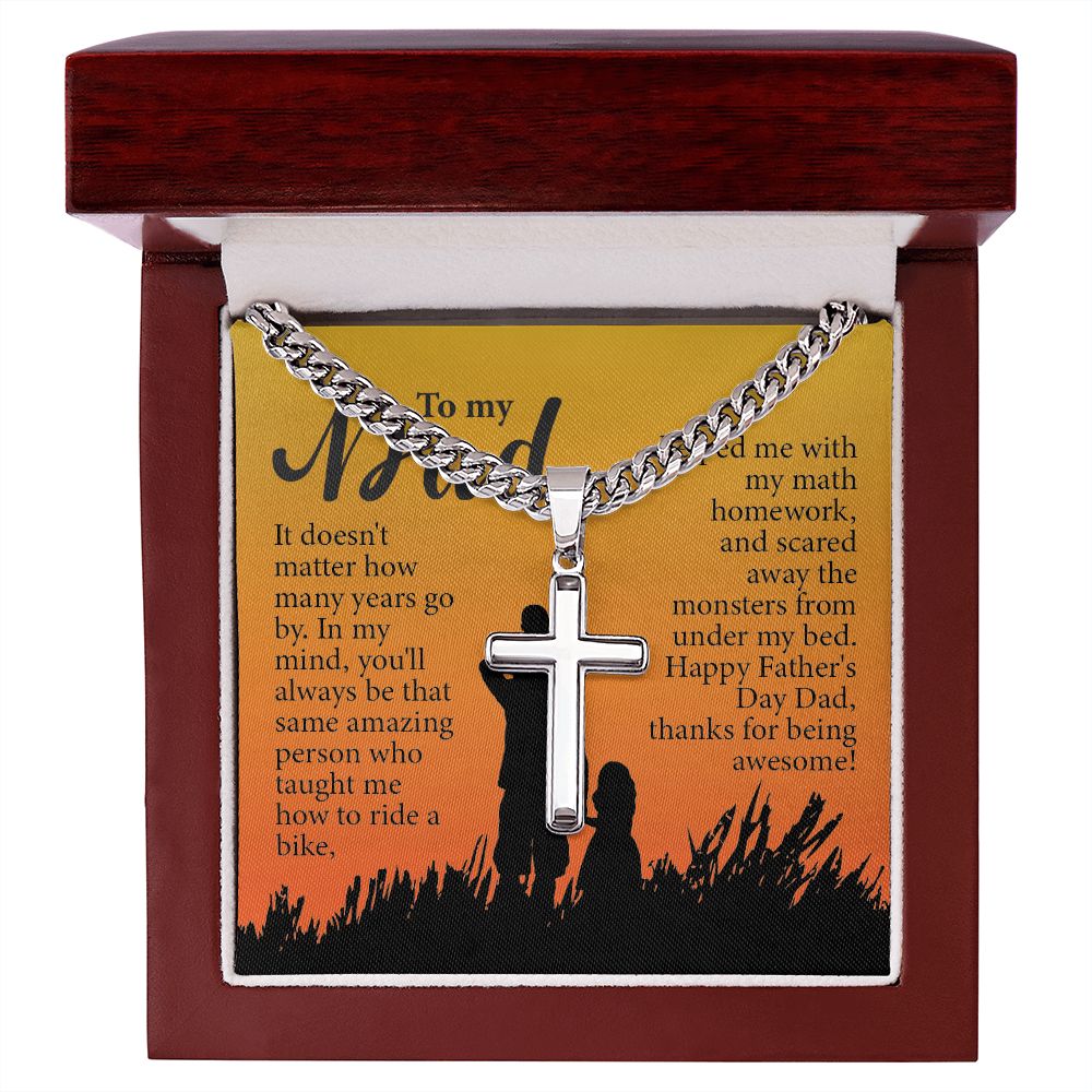 It doesn't matter how many years go by... | To my dad message card | Father's Day Gift