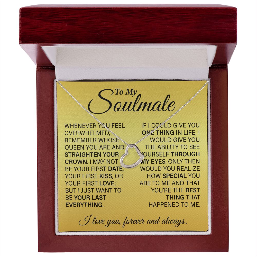 To My Soulmate | Valentine's Day, Mother's Day, Birthday, Anniversary Gifts for Wife | Whenever you feel overwhelmed...