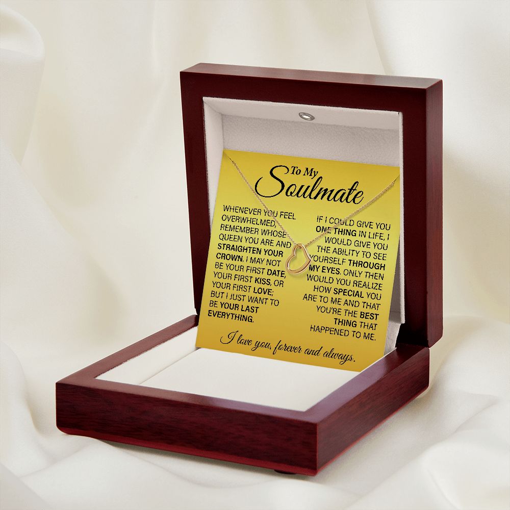 To My Soulmate | Valentine's Day, Mother's Day, Birthday, Anniversary Gifts for Wife | Whenever you feel overwhelmed...