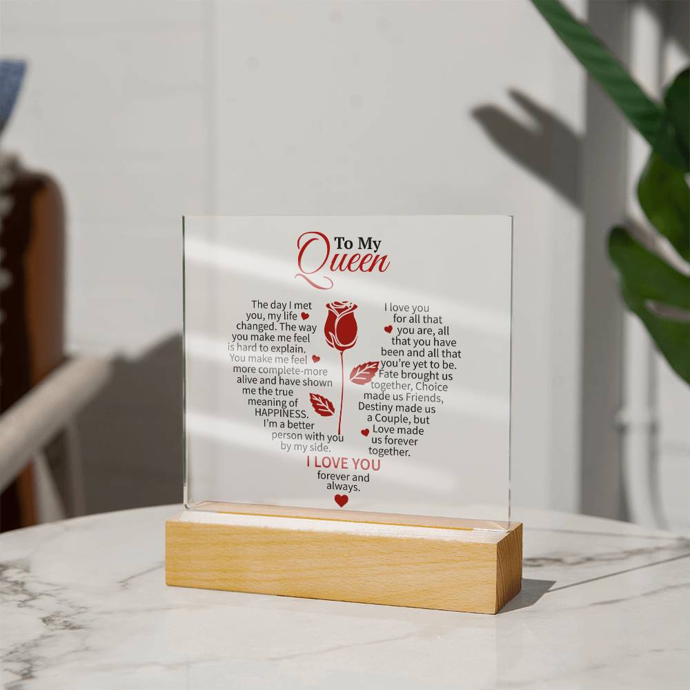 The day I met you, my life changed | Valentine's Day gift for her