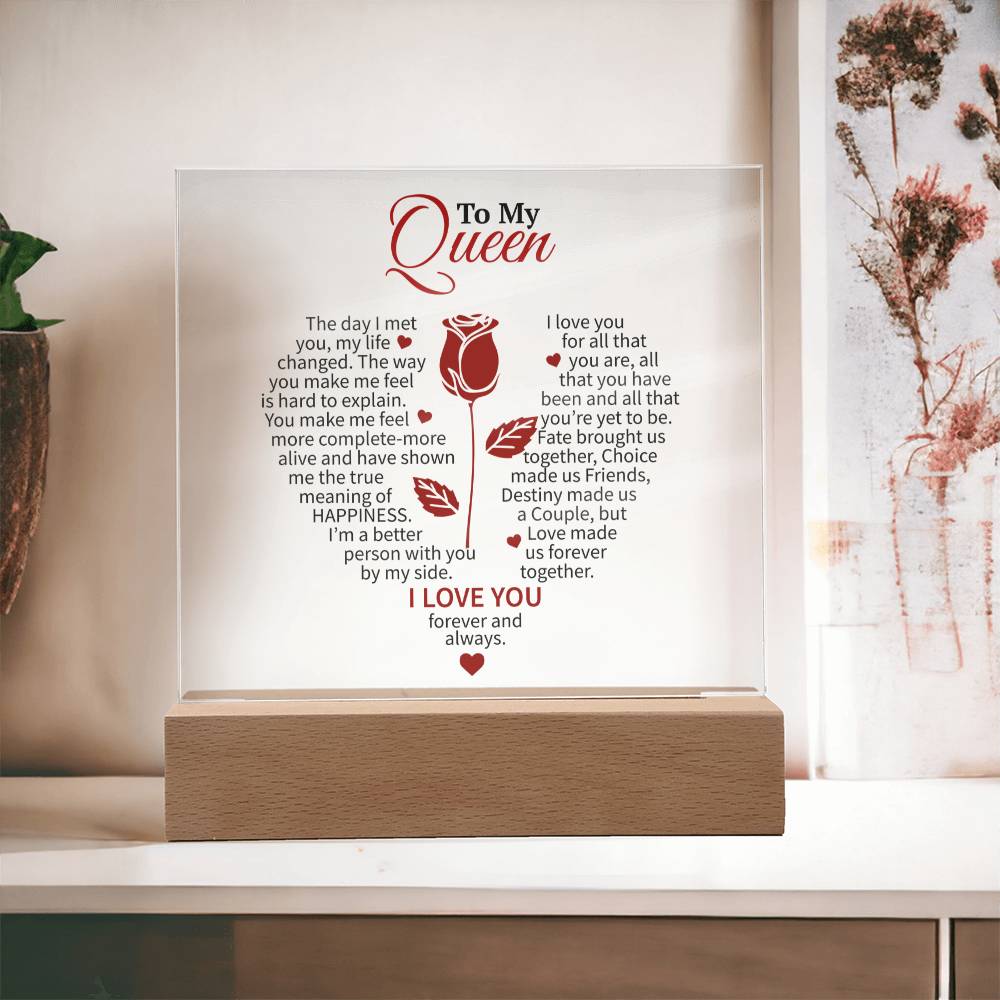 The day I met you, my life changed | Valentine's Day gift for her