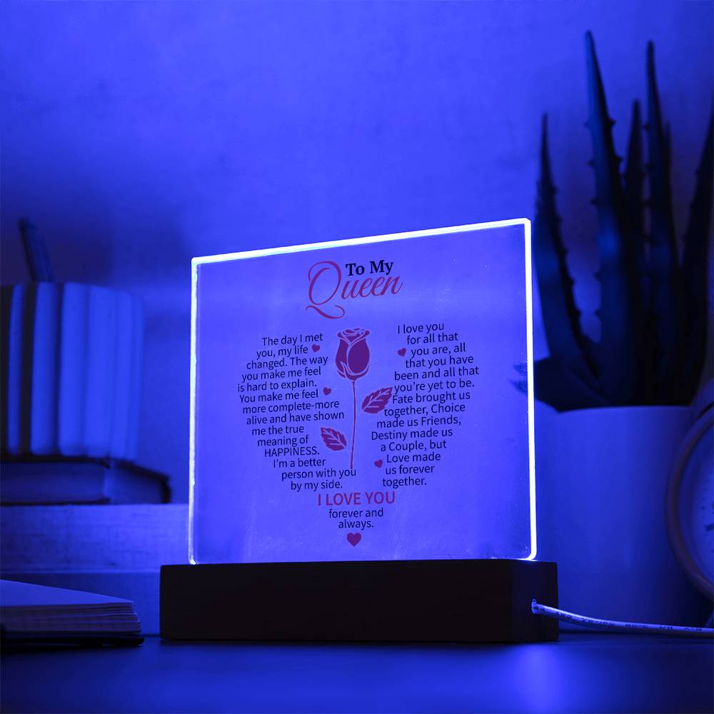 The day I met you, my life changed | Valentine's Day gift for her