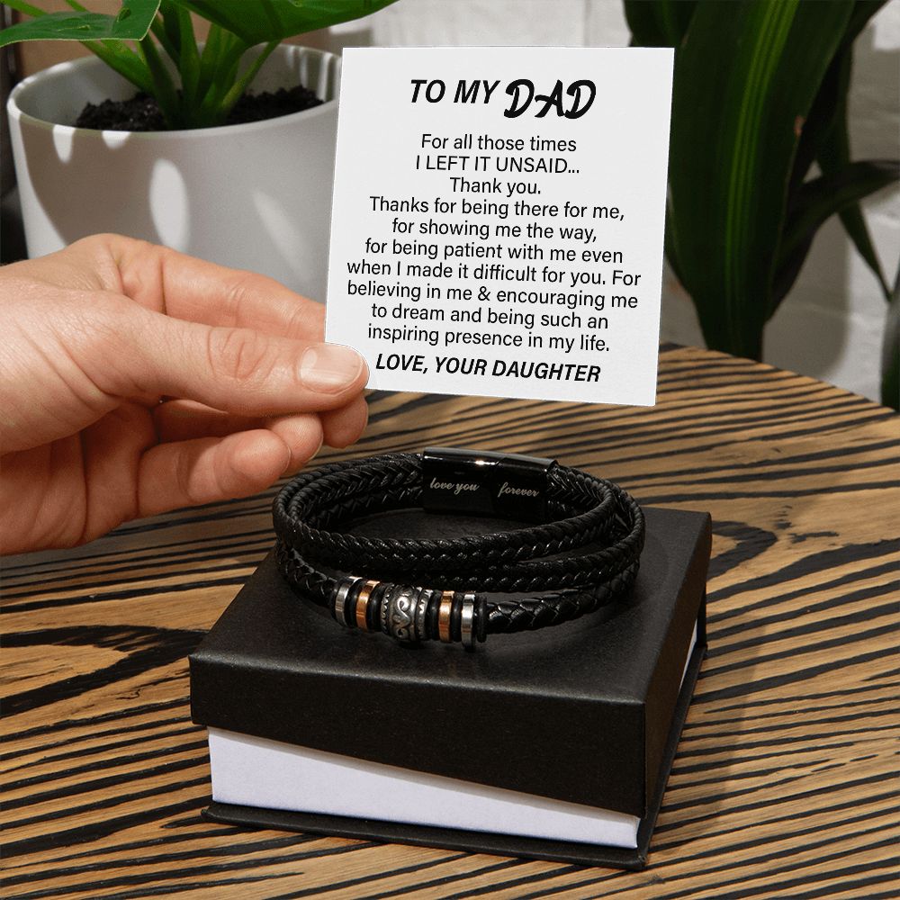 Father's Day Gift for Dad | For all those time I left it unsaid