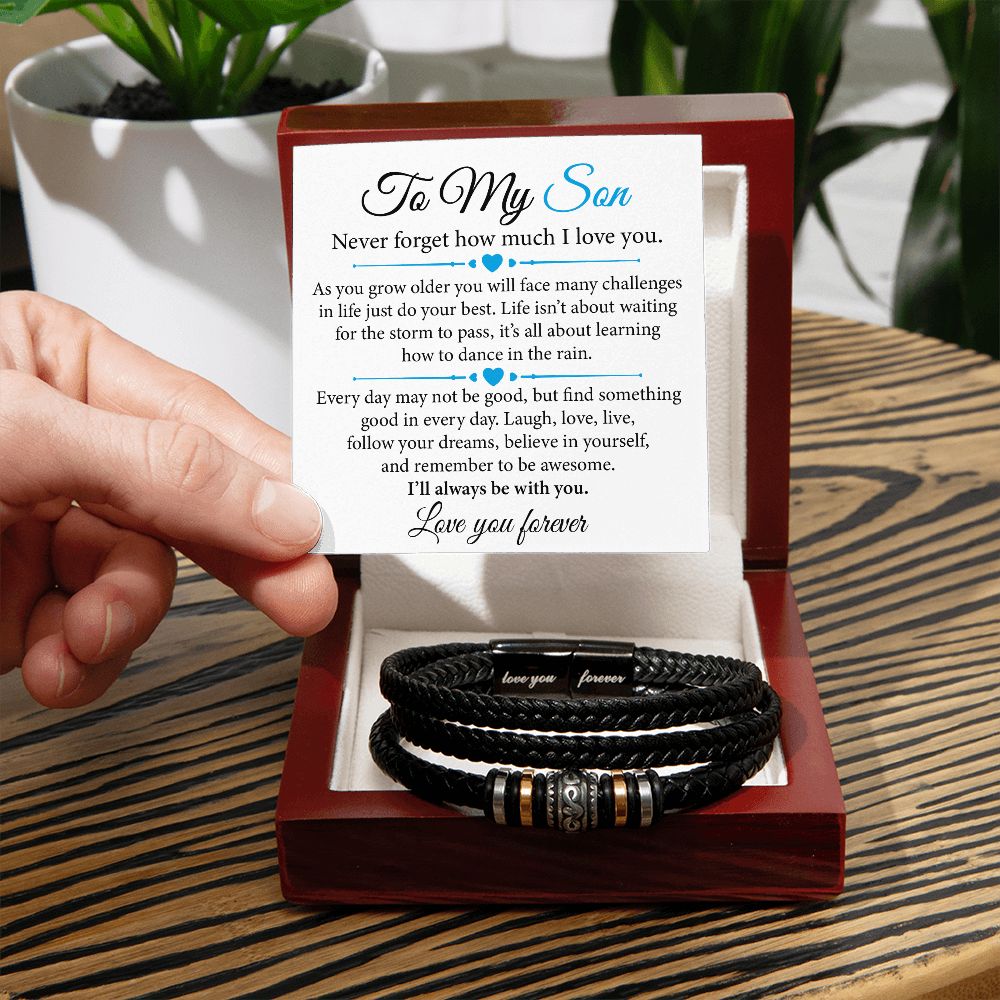 Personalized gifts for son from mom and dad | Never forget how much I love you...