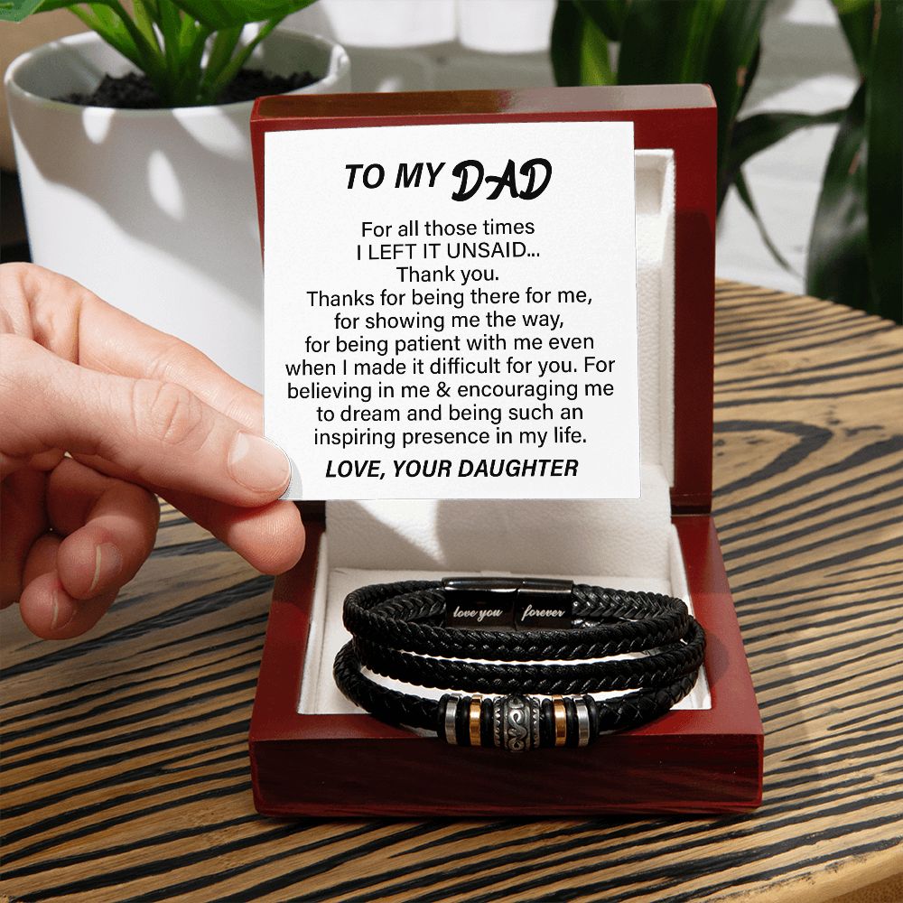 Father's Day Gift for Dad | For all those time I left it unsaid