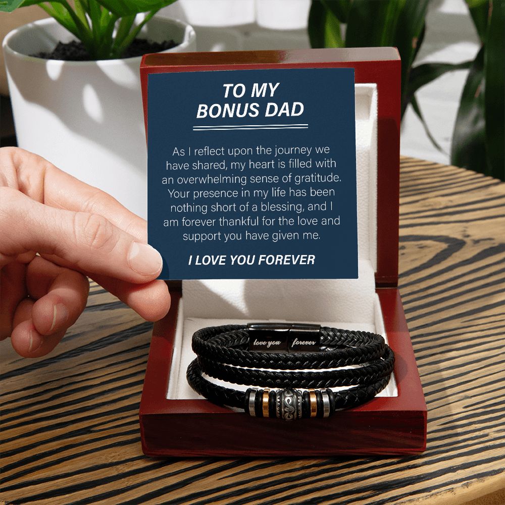 Father's Day Gift for Bonus Dad | As I reflect upon the journey we have shared