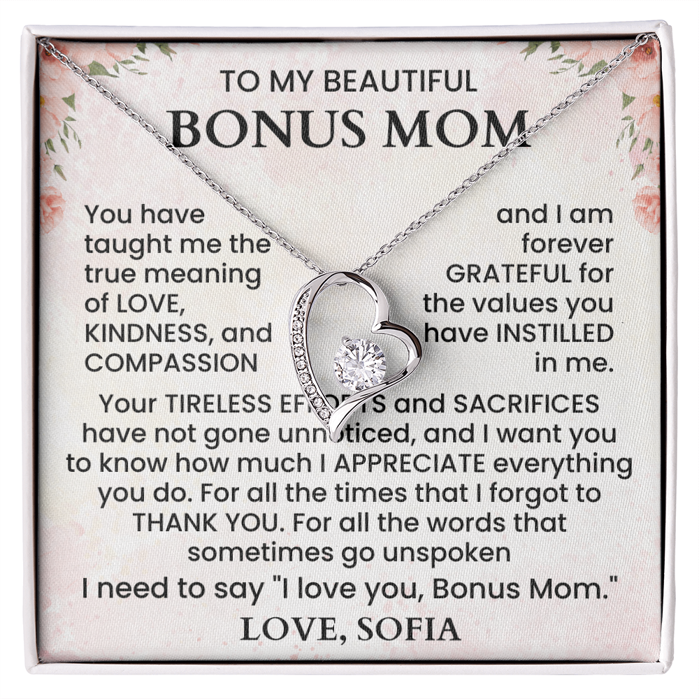 To My Beautiful Bonus Mom – A Token of Love, Gratitude & Appreciation