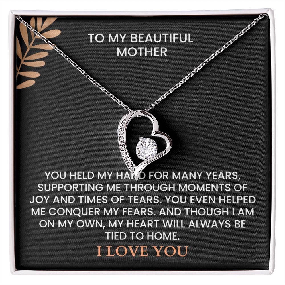 Heartfelt Mother’s Day Message Card - Custom Name Jewelry Gift for Mom