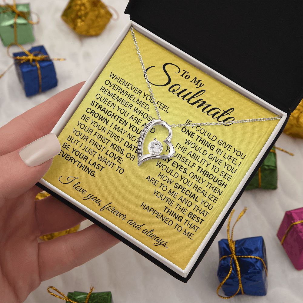 To My Soulmate | Valentine's Day, Mother's Day, Birthday, Anniversary Gifts for Wife | Whenever you feel overwhelmed...