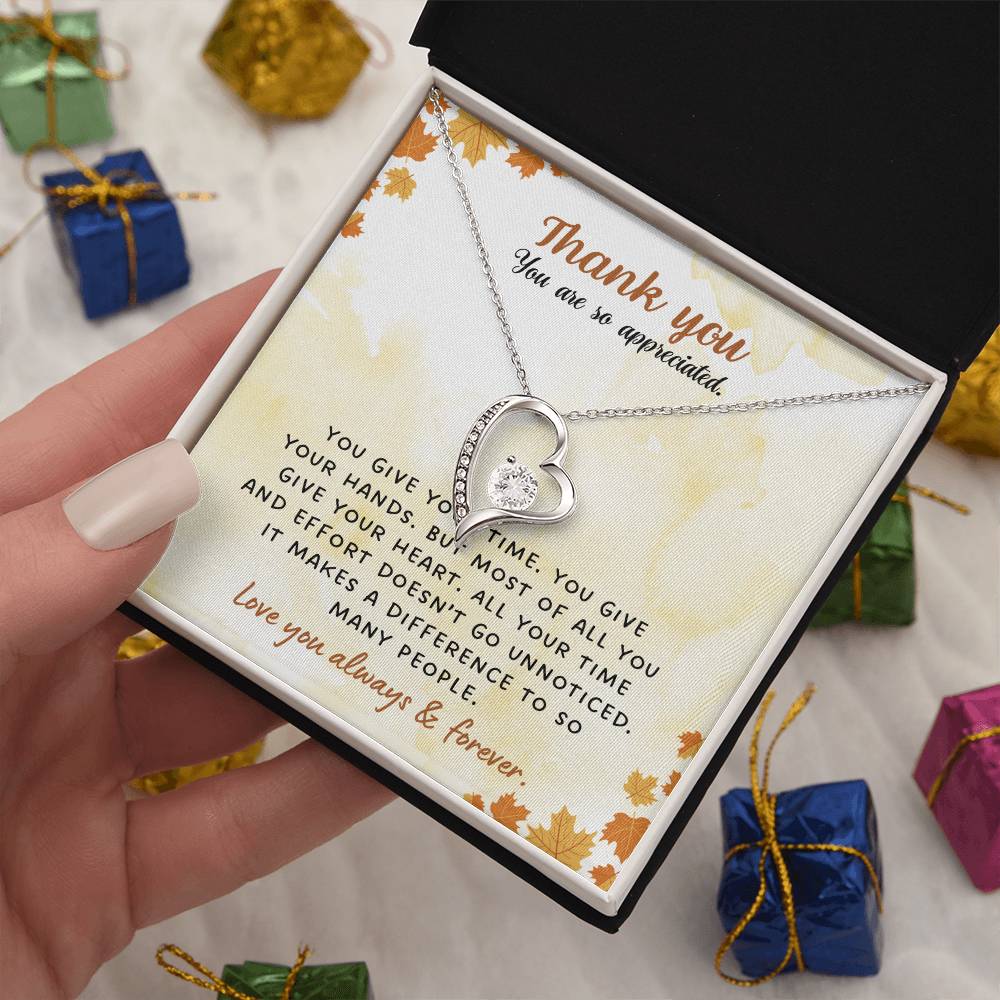 Thanksgiving gifts for beloved one | You give your time...