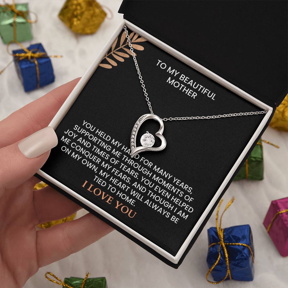 Heartfelt Mother’s Day Message Card - Custom Name Jewelry Gift for Mom