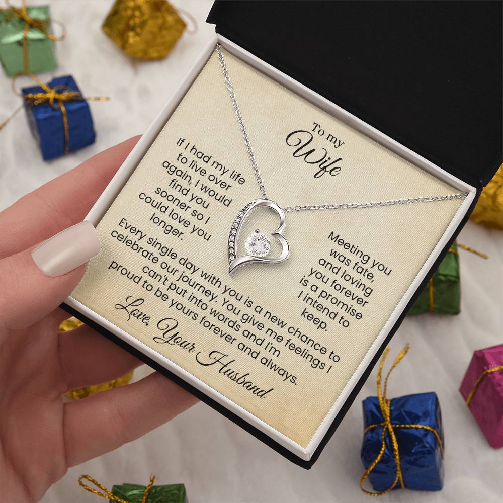 Forever Yours | A Love Written in Fate and Sealed with My Heart (Forever Love Necklace)