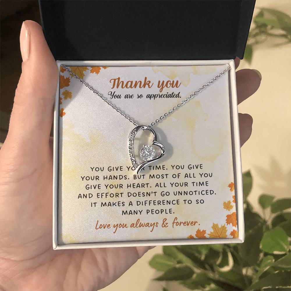 Thanksgiving gifts for beloved one | You give your time...