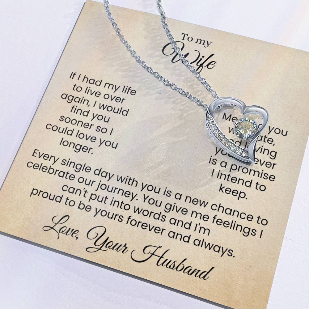 Forever Yours | A Love Written in Fate and Sealed with My Heart (Forever Love Necklace)