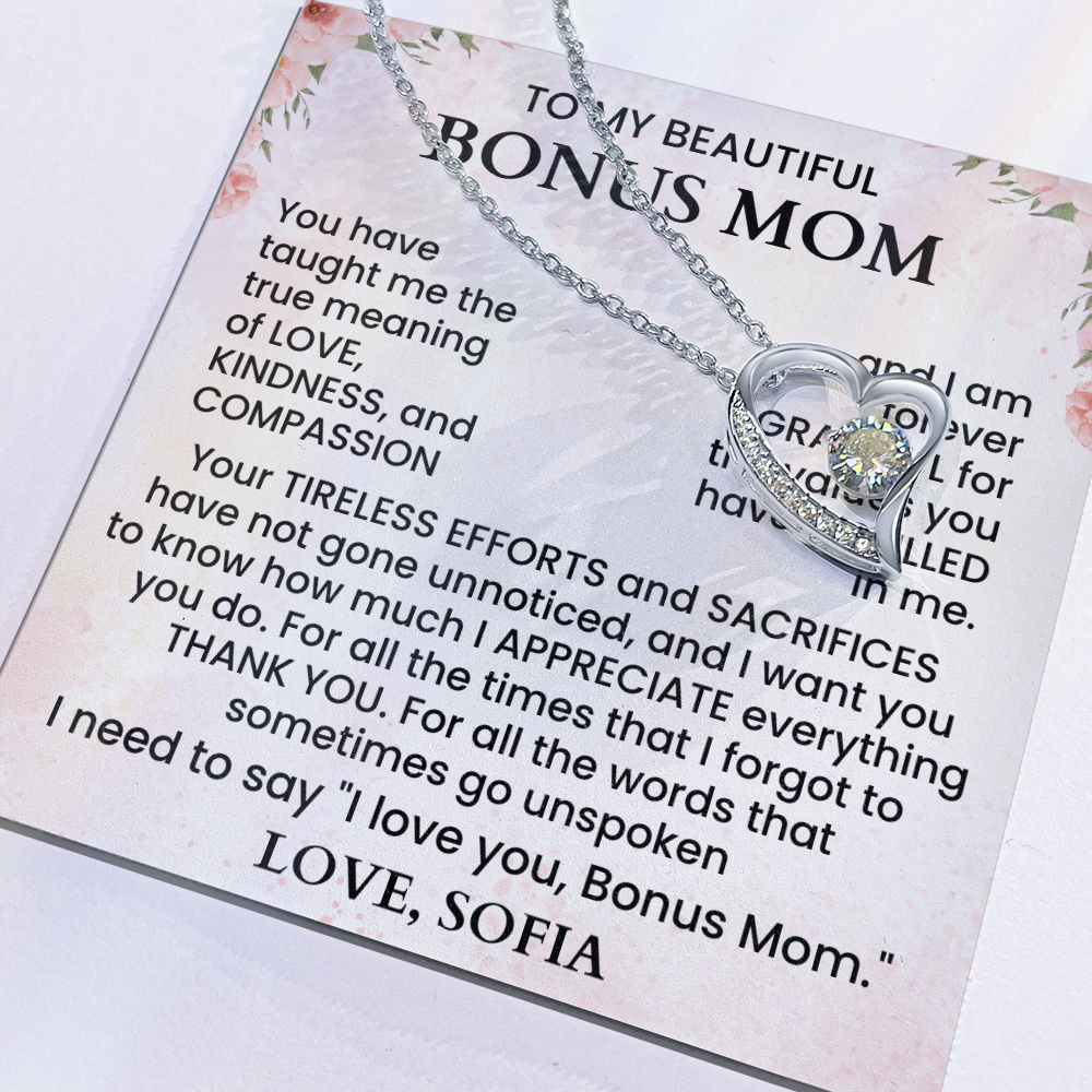 To My Beautiful Bonus Mom – A Token of Love, Gratitude & Appreciation
