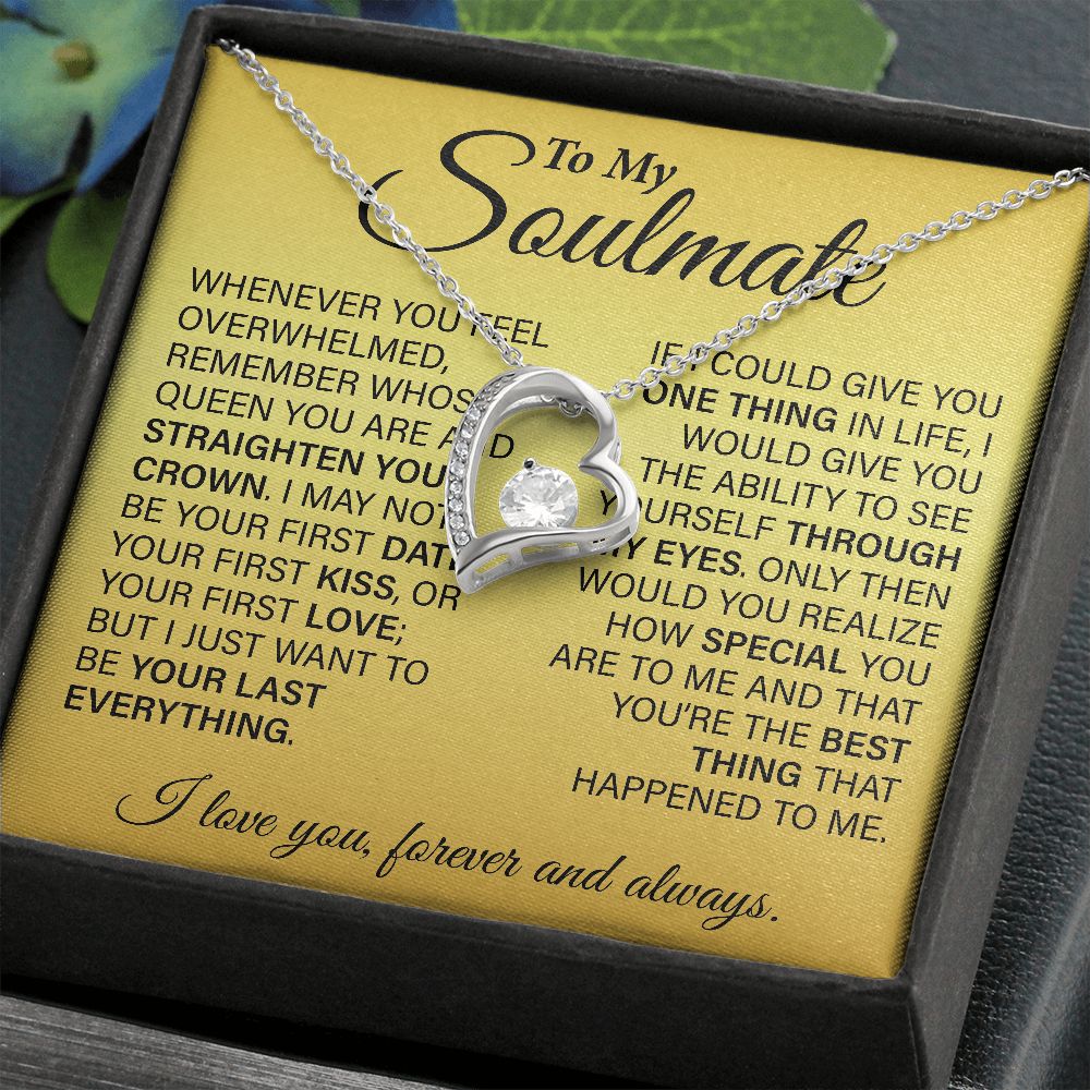 To My Soulmate | Valentine's Day, Mother's Day, Birthday, Anniversary Gifts for Wife | Whenever you feel overwhelmed...