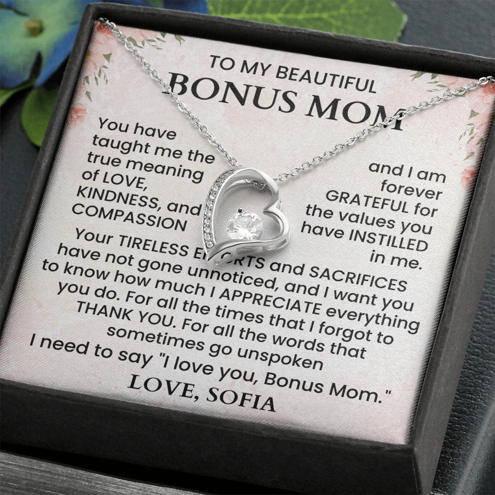 To My Beautiful Bonus Mom – A Token of Love, Gratitude & Appreciation